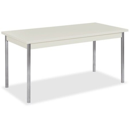 Hon HON UTM3060LOLOC, Utility Table, Rectangular, 60w X 30d X 29h, Light Gray HONUTM3060LOLOC